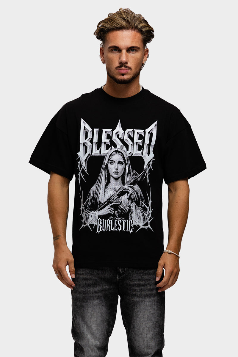 BURLESTIC BLESSED2 SHIRT BLACK