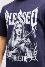BURLESTIC BLESSED2 SHIRT NAVY