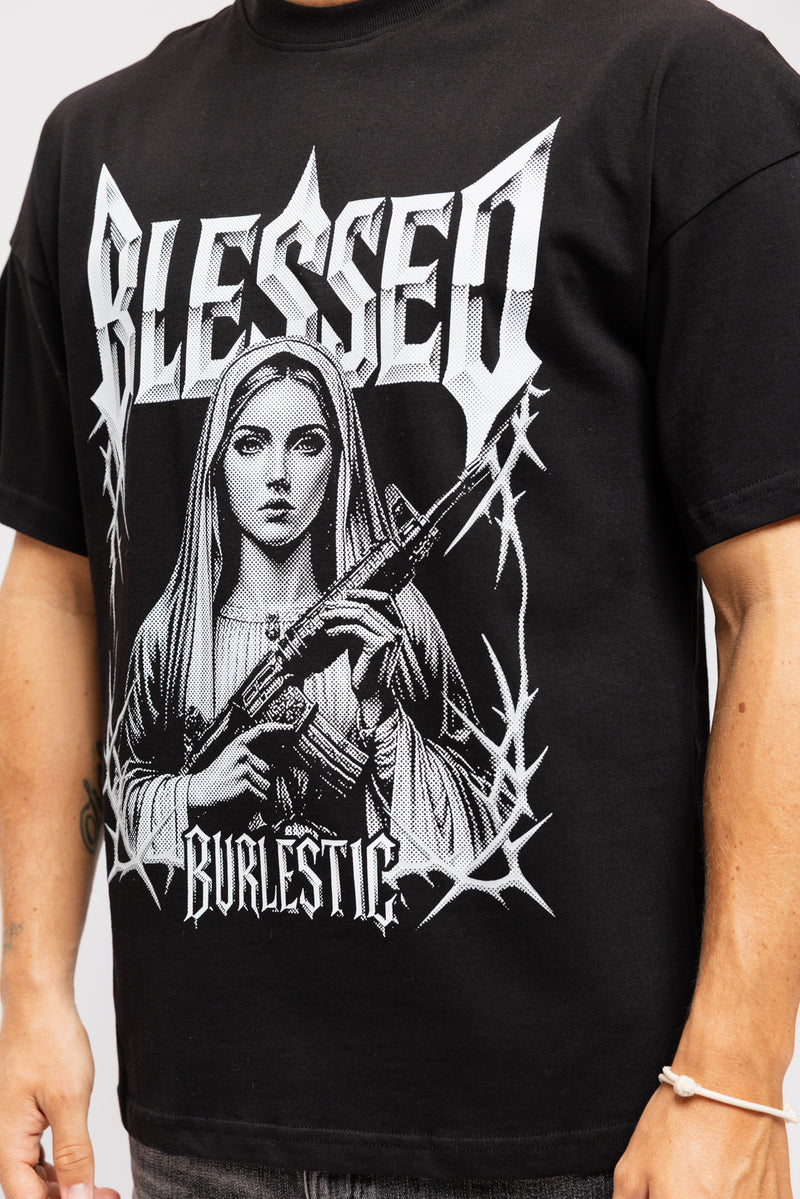 BURLESTIC BLESSED2 SHIRT BLACK