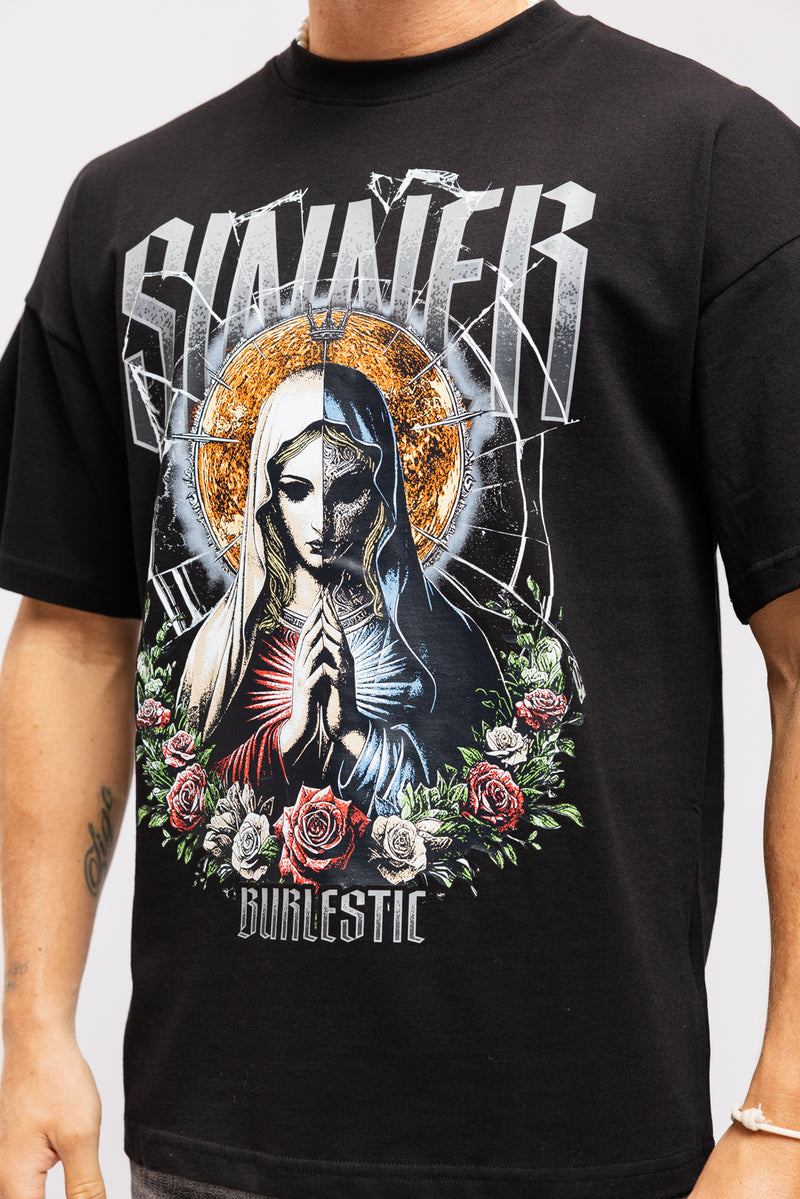 BURLESTIC SINNER SHIRT BLACK