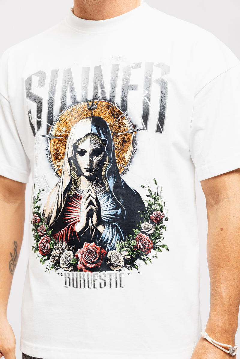 BURLESTIC SINNER SHIRT WHITE